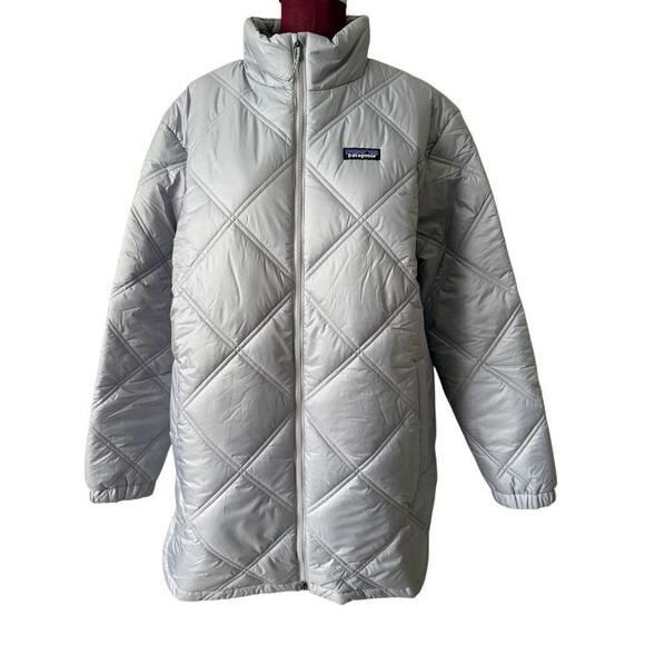 NEW Patagonia Women’s Pine Bank Insulated Parka Permafrost Purple XL Quilted - Picture 2 of 11